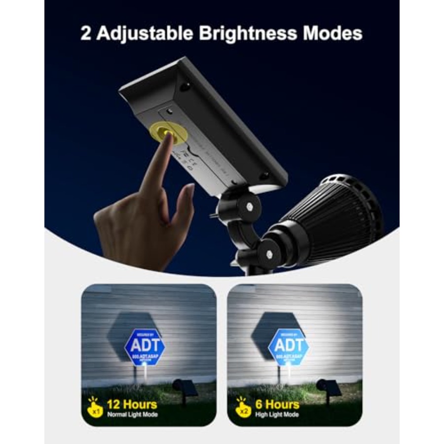 Solar Spotlights Outdoor Water - Outdoor Lighting Landscape ulasan dan harga