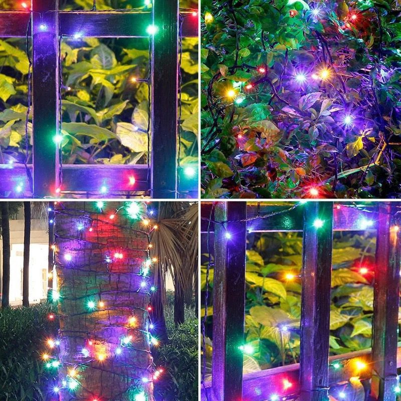 Solar String Light Fairy Outdo - Xmas Outdoor Lighting Decorations ulasan dan harga