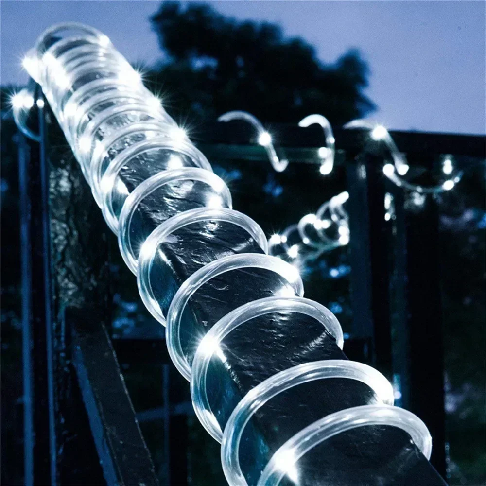 Outdoor Solar Rope Led Light W - Xmas Outdoor Lighting Decorations ulasan dan harga