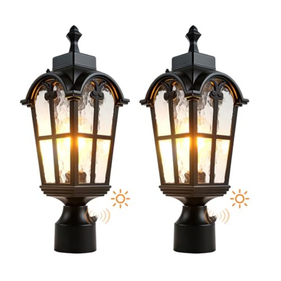 Sensor Outdoor Post Lights Wat - Outdoor Lighting Lamp ulasan dan harga