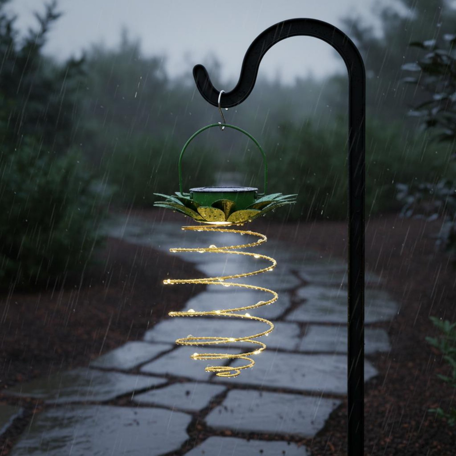 2 Pieces Solar Pineapple Lamp  - Outdoor Lighting Design ulasan dan harga
