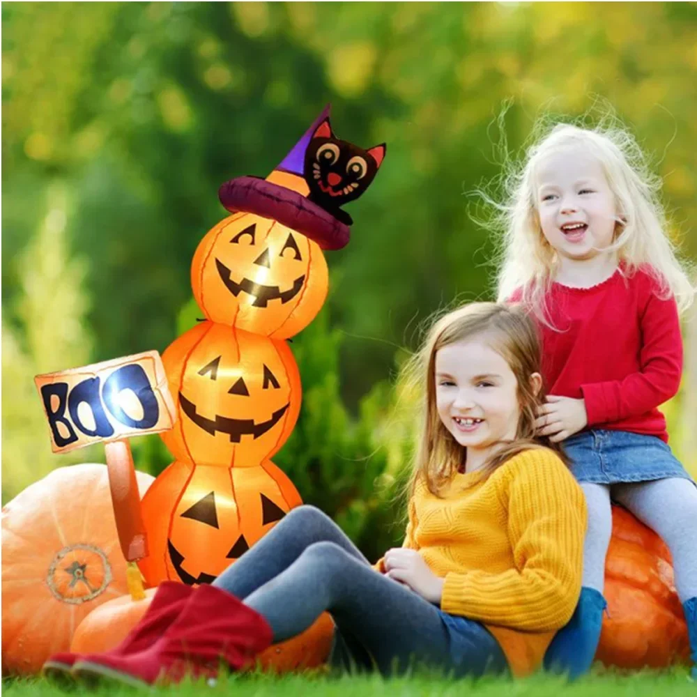 1.6M/5FT Halloween Inflatable  - Bollard Light Garden ulasan dan harga