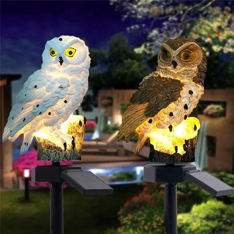 Solar Owl Statue Garden Light  - Bollard Light Garden ulasan dan harga