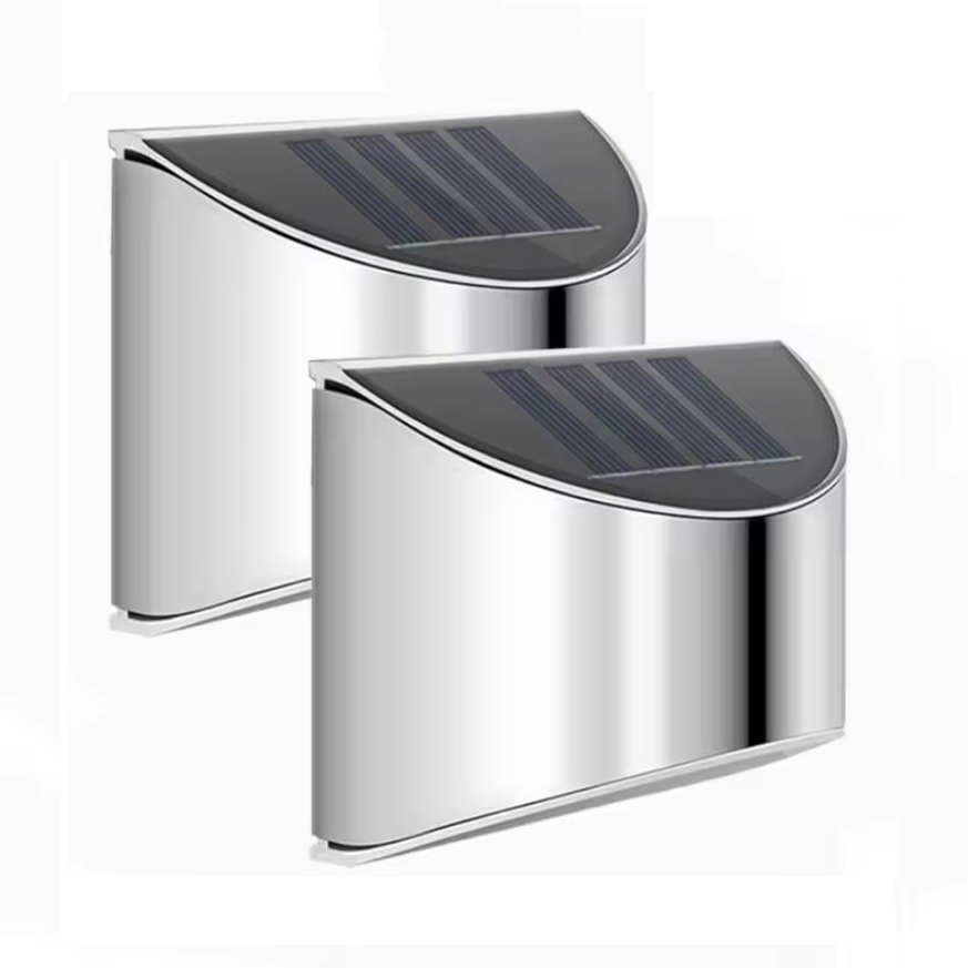 2Pcs Solar Garden Light Stainl - Solar Wall Sconce ulasan dan harga