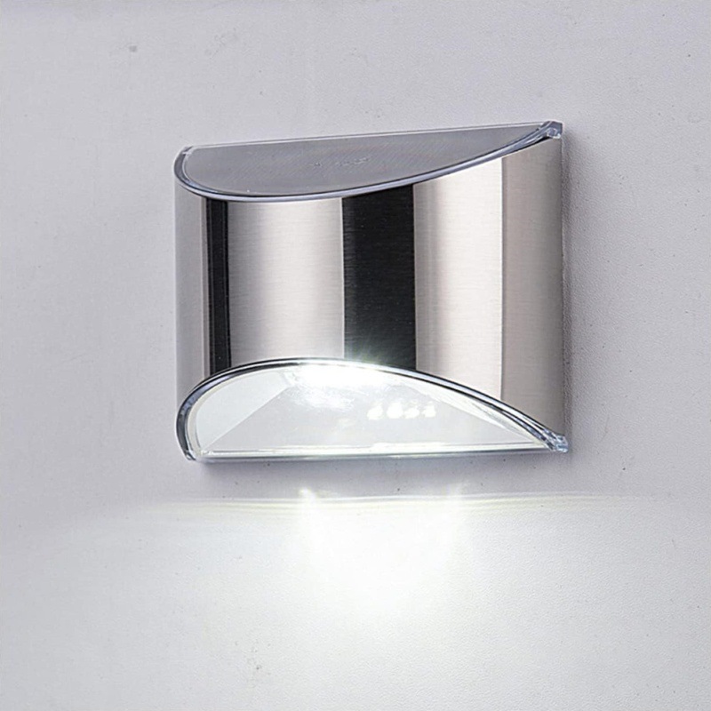 2Pcs Solar Garden Light Stainl - Solar Wall Sconce ulasan dan harga