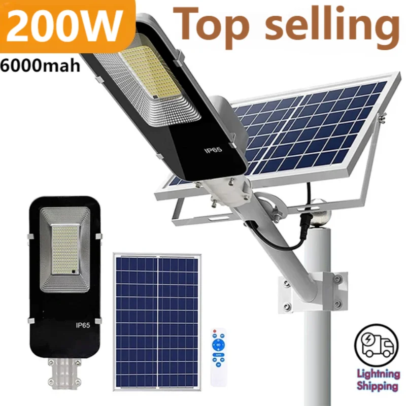 200W Powerful Solar Light Outd - Outdoor Lighting Garage ulasan dan harga