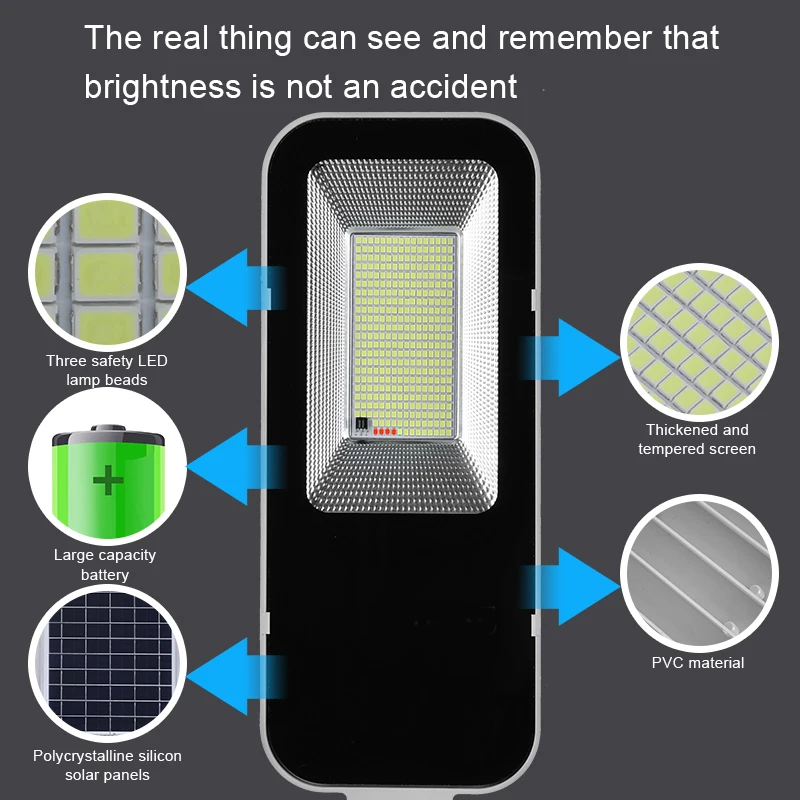 200W Powerful Solar Light Outd - Outdoor Lighting Garage ulasan dan harga