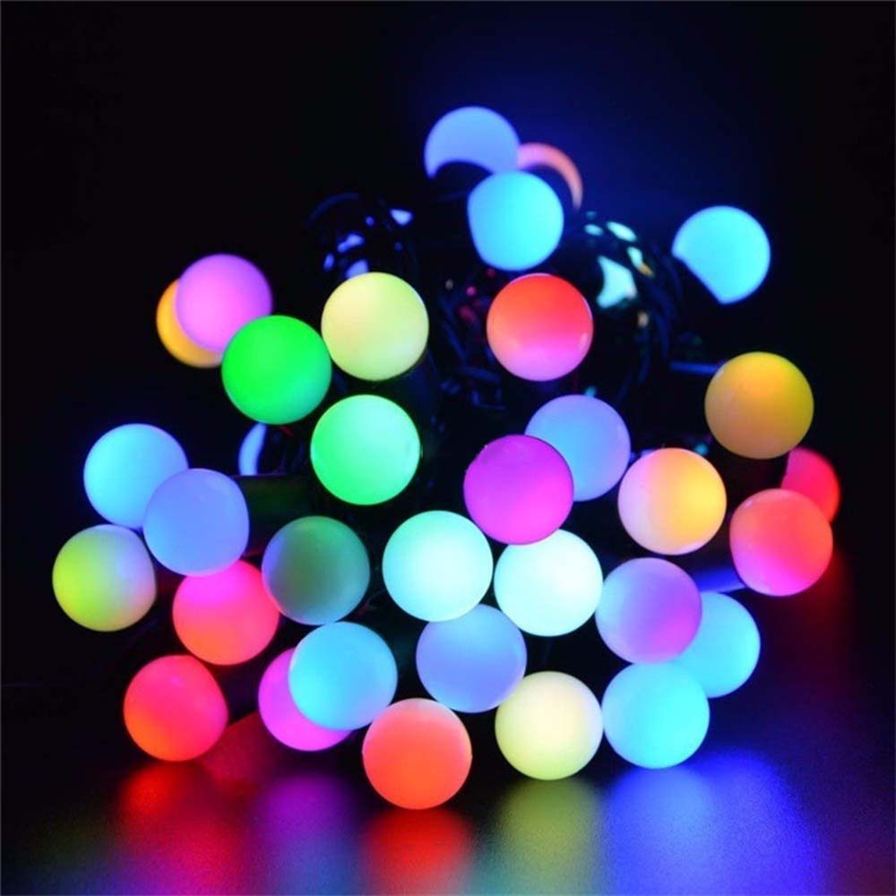 Multicolor 50Leds Solar Light  - Xmas Outdoor Lighting Decorations ulasan dan harga