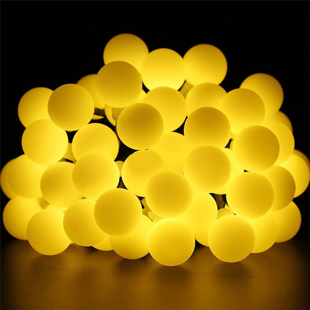 Multicolor 50Leds Solar Light  - Xmas Outdoor Lighting Decorations ulasan dan harga