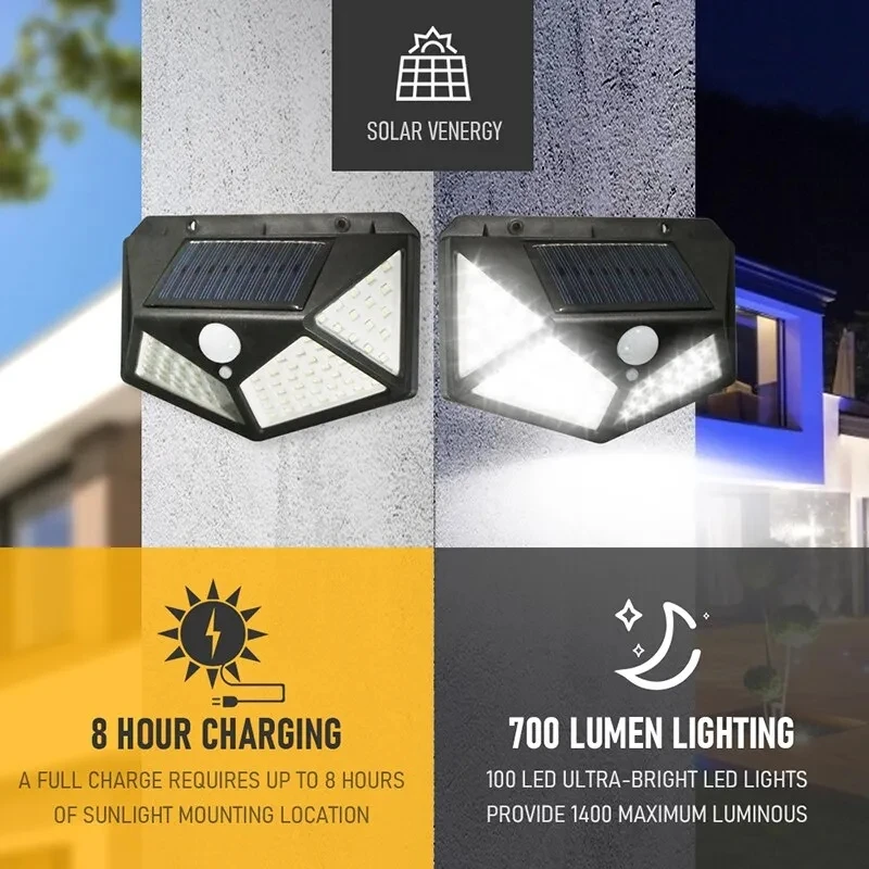 100Led Multifunctional Solar L - Bollard Light Garden ulasan dan harga
