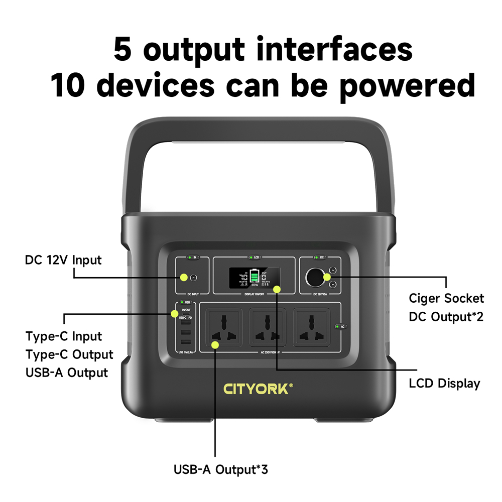 Portable Power Station 400W Po - Outdoor Lighting No Outlet ulasan dan harga