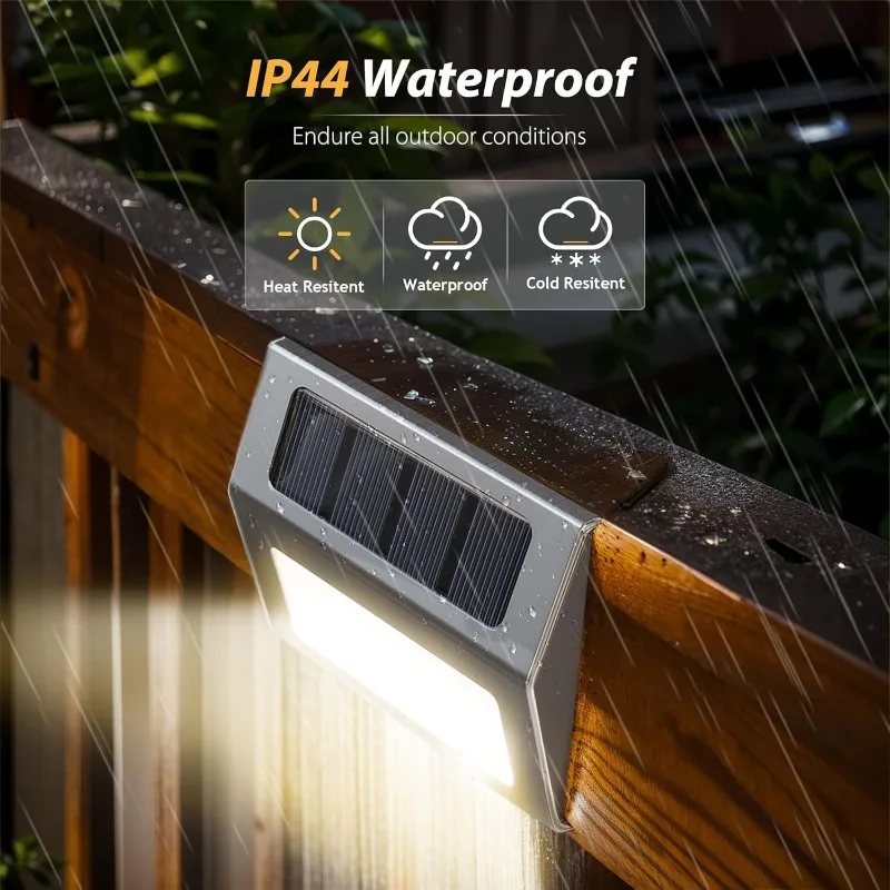 1-10Pack Solar Deck Lights Sol - Solar Wall Sconce ulasan dan harga