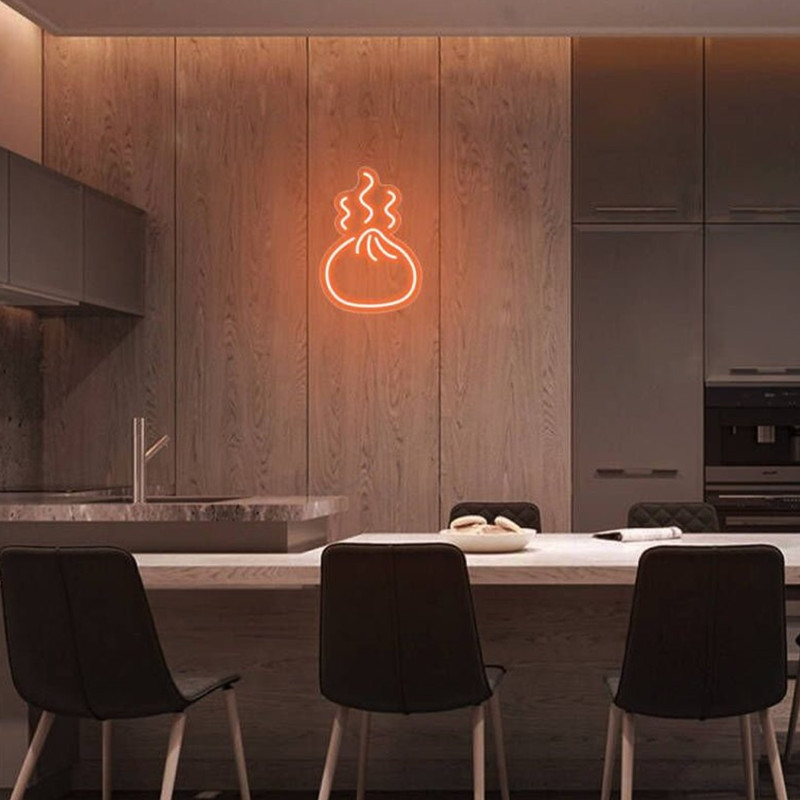 Mini Dumplings Neon Sign Custo - Outdoor Lighting Bunnings ulasan dan harga