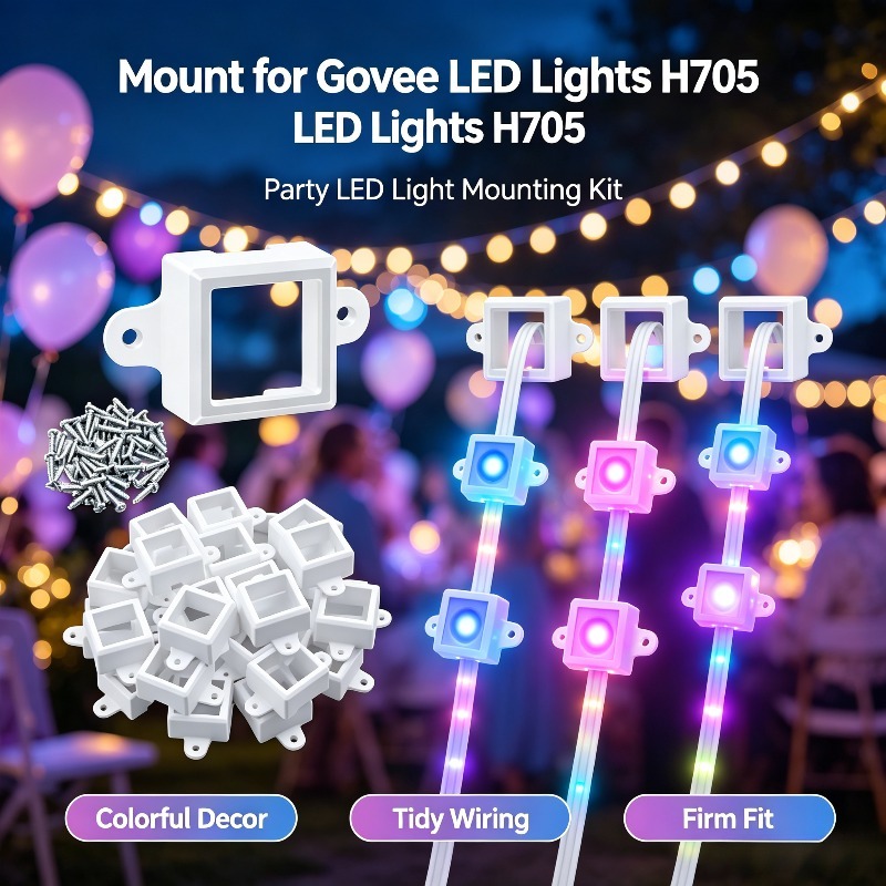 36pcs Outdoor Light Clips with - Outdoor Lighting Govee ulasan dan harga