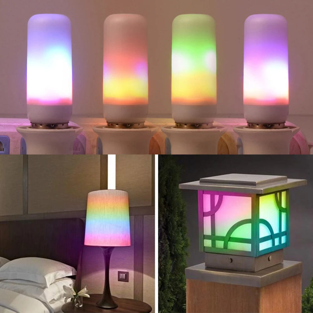 LED Flicker Flame Light Bulb S - Xmas Outdoor Lighting Decorations ulasan dan harga