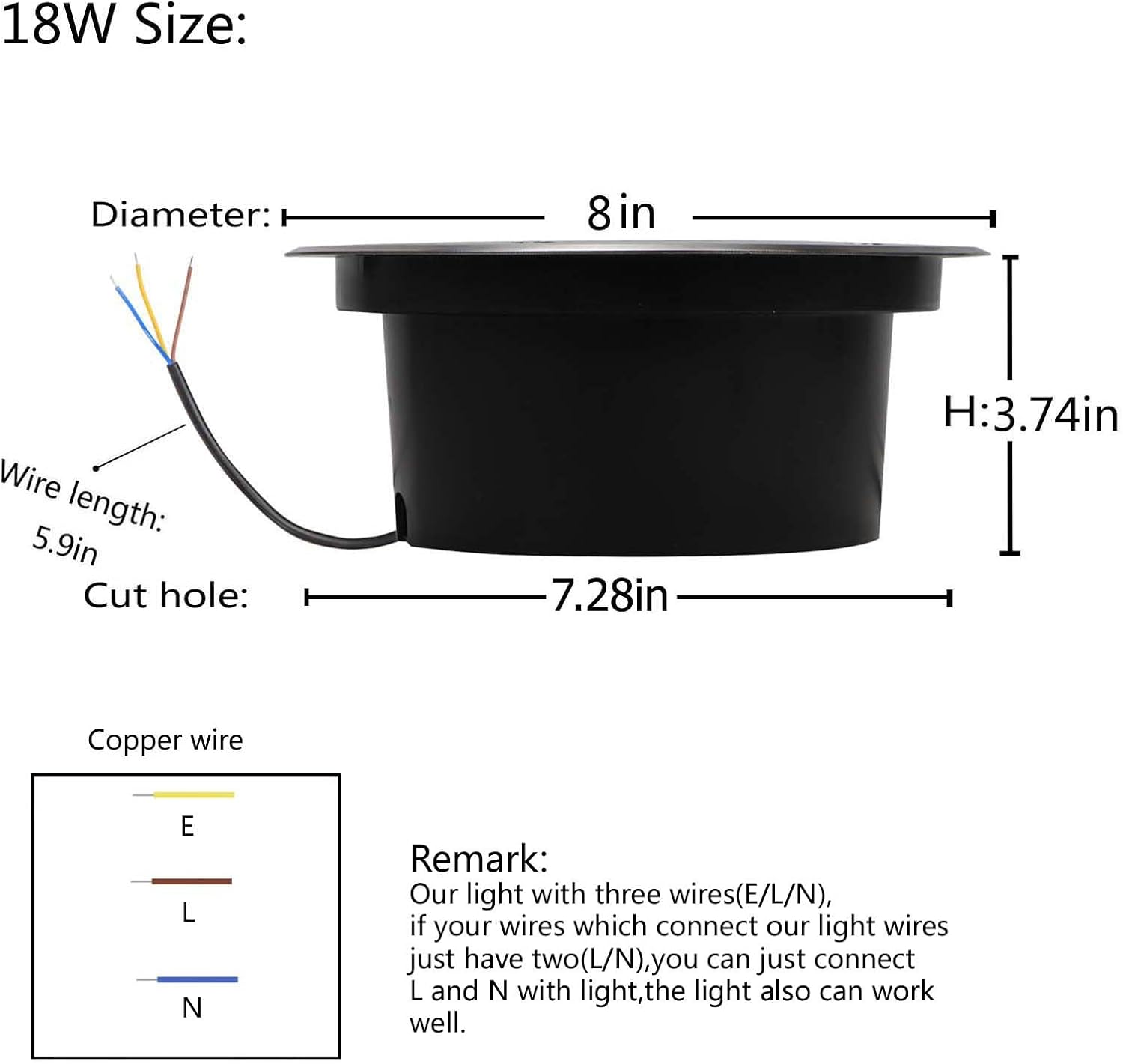 18W Outdoor Ground Lights,Diam - Outdoor Lighting Voltage ulasan dan harga