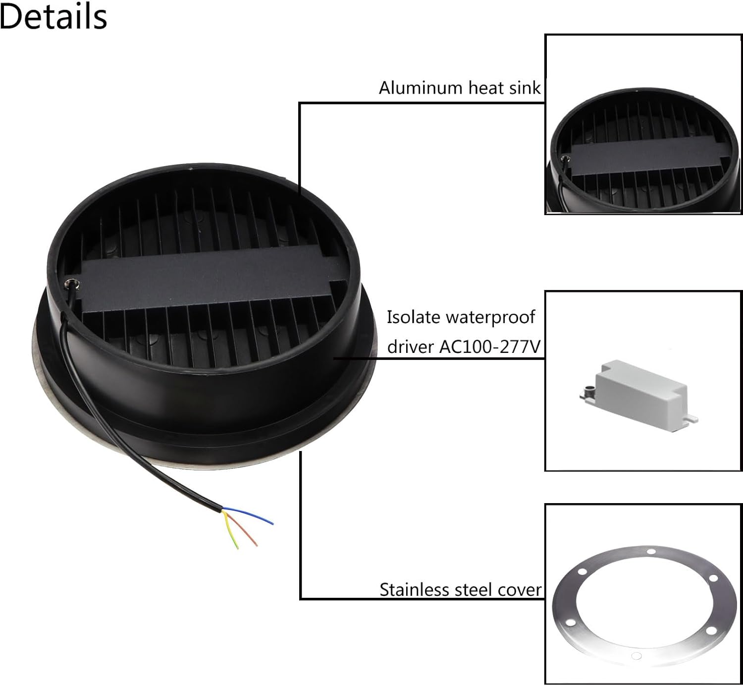 18W Outdoor Ground Lights,Diam - Outdoor Lighting Voltage ulasan dan harga