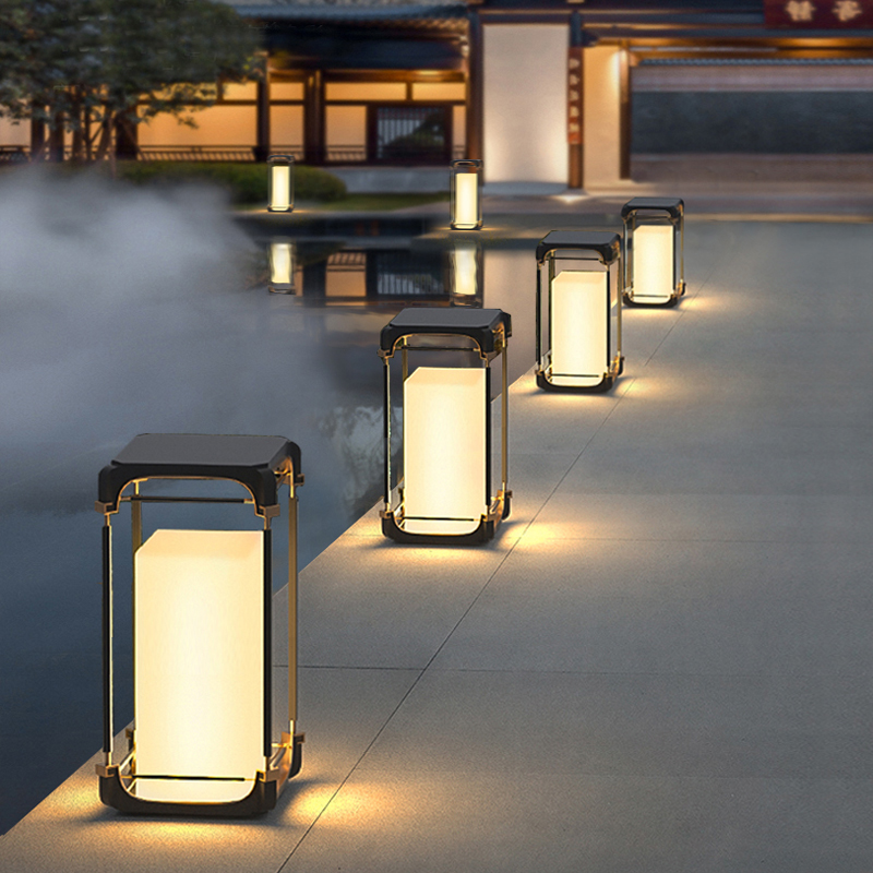 Luminous floor lamp courtyard  - Outdoor Lighting Lamp ulasan dan harga