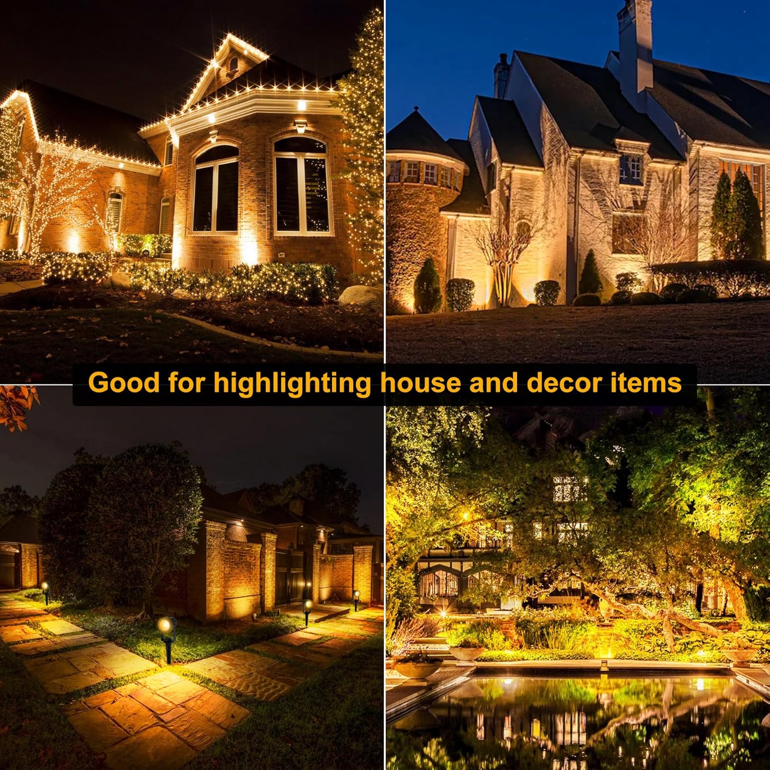 4/6/8LEDS 3000K Outdoor Spotli - Outdoor Lighting Voltage ulasan dan harga
