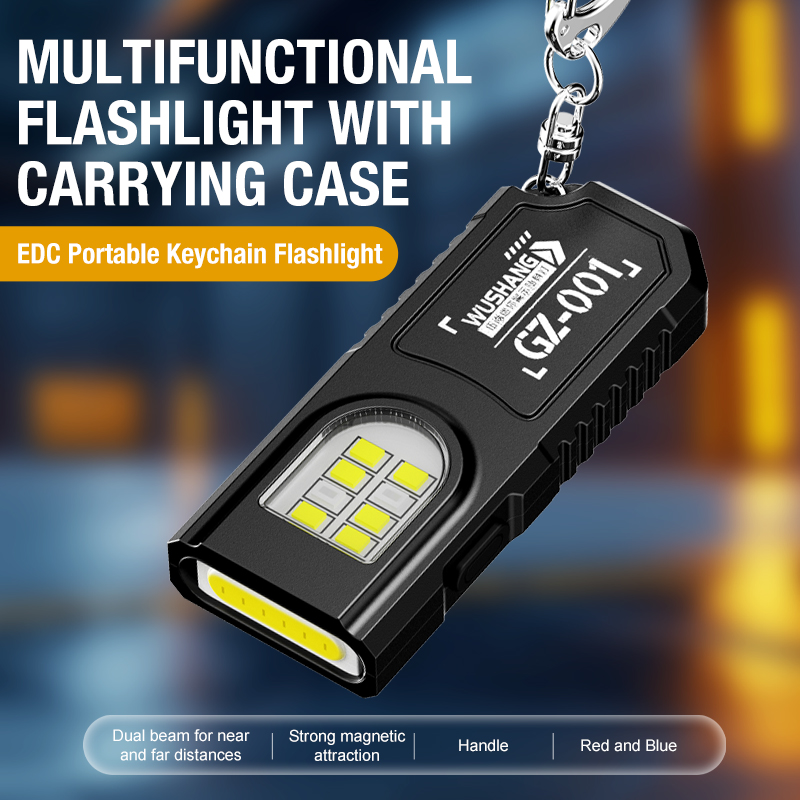 Portable Keychain LED COB Flas - Outdoor Lighting Landscape ulasan dan harga