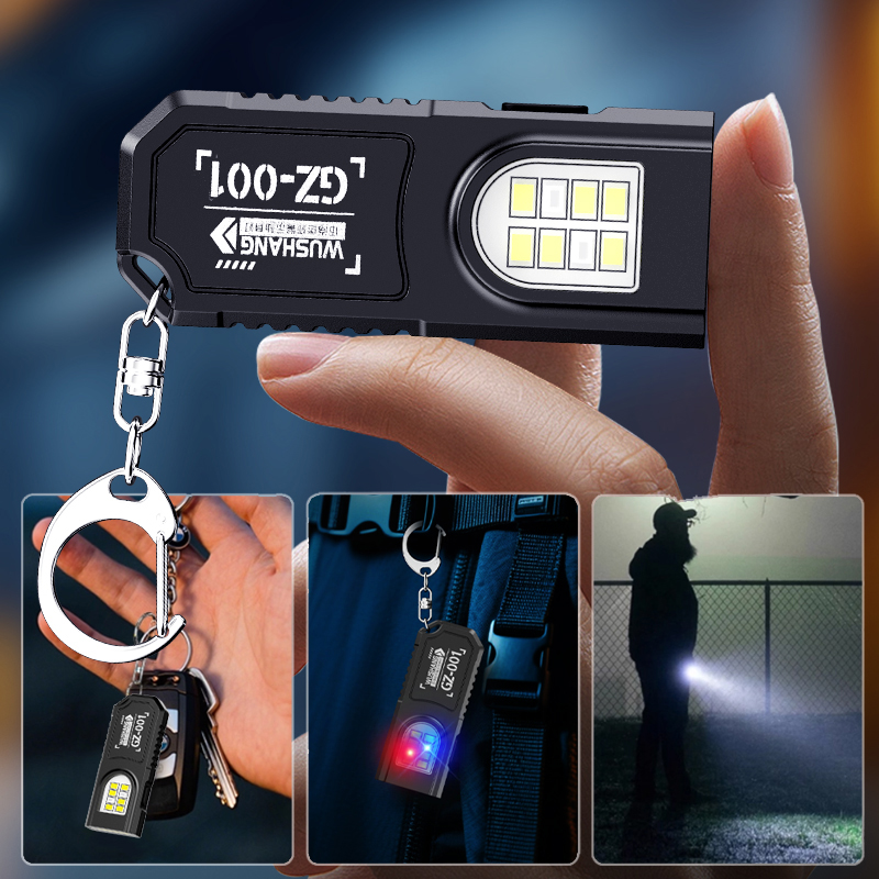 Portable Keychain LED COB Flas - Outdoor Lighting Landscape ulasan dan harga