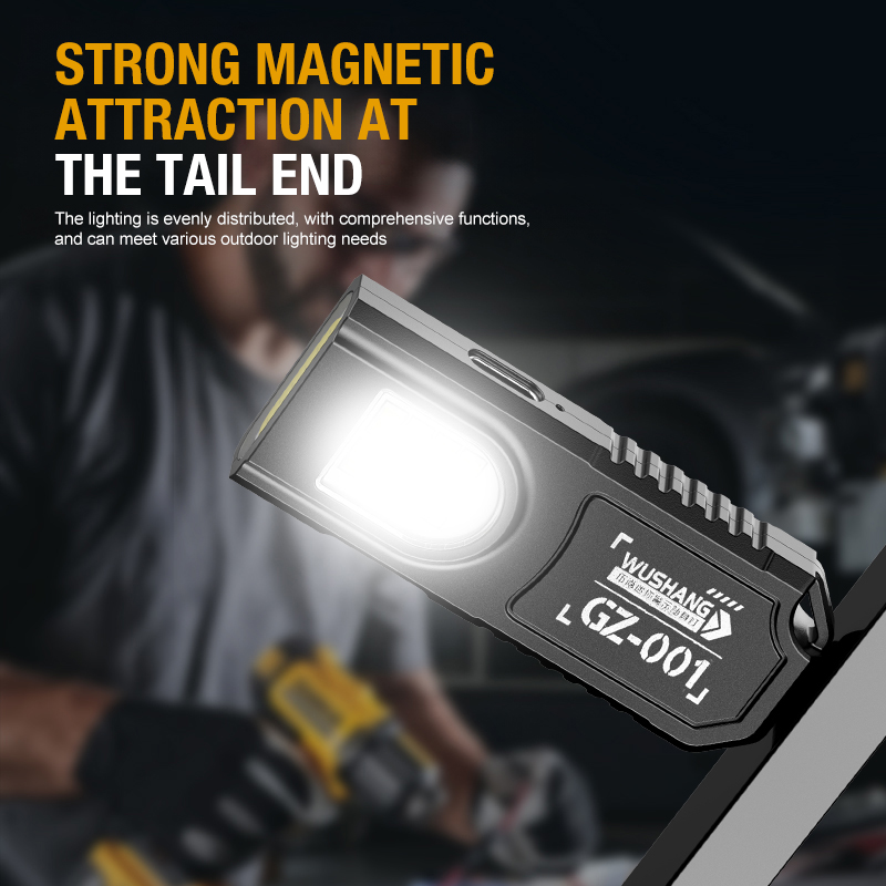 Portable Keychain LED COB Flas - Outdoor Lighting Landscape ulasan dan harga
