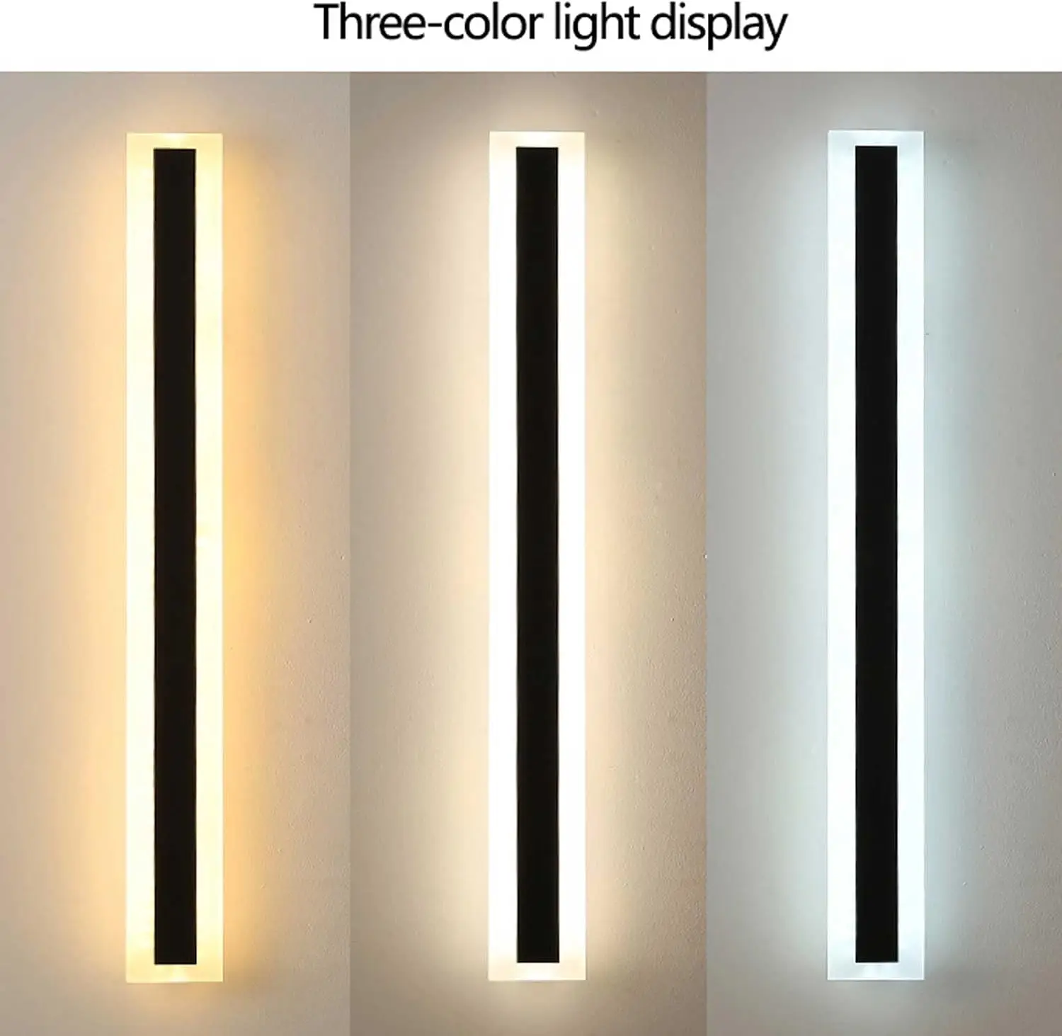 LED Trichromatic Wall Lights,M - Solar Wall Sconce ulasan dan harga