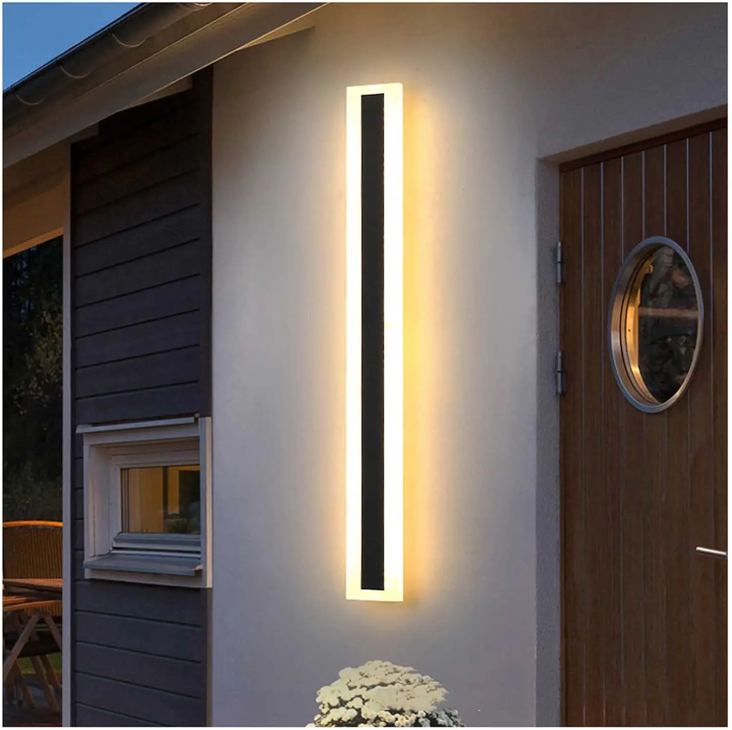 LED Trichromatic Wall Lights,M - Solar Wall Sconce ulasan dan harga