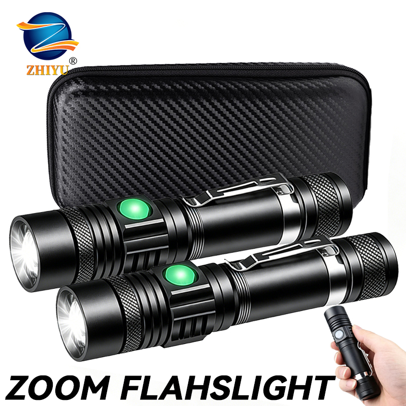 T6 LED Rechargeable Flashlight - Outdoor Lighting Ideas ulasan dan harga