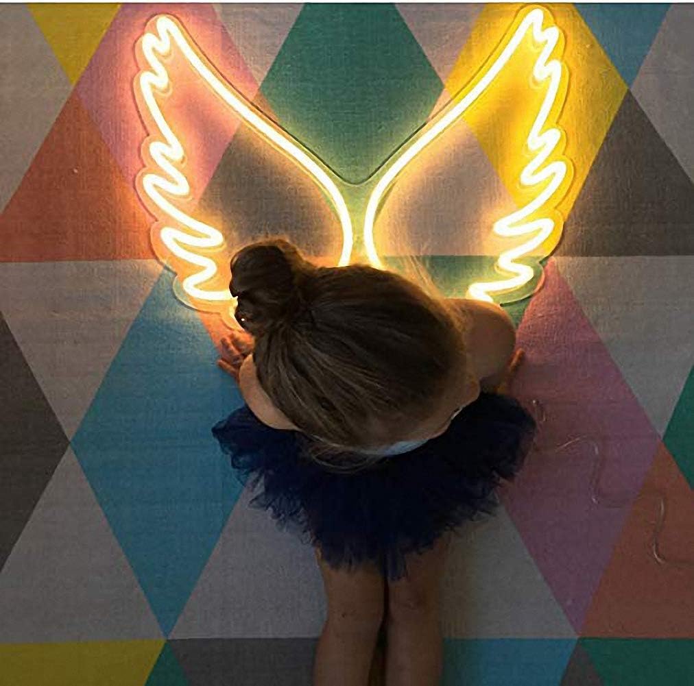 Princess Wing Neon Light Sign  - Outdoor Lighting For Store ulasan dan harga