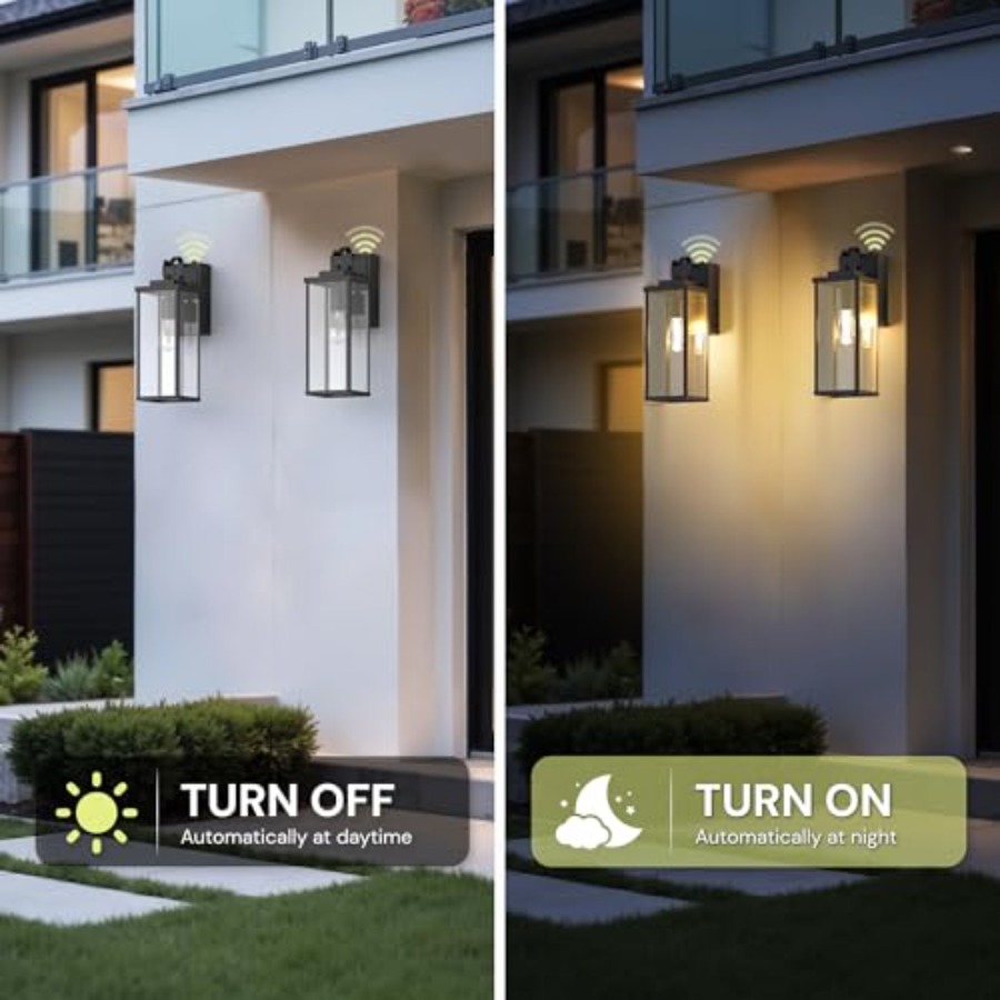 Upgraded Dusk to Dawn Outdoor  - Outdoor Lighting No Outlet ulasan dan harga