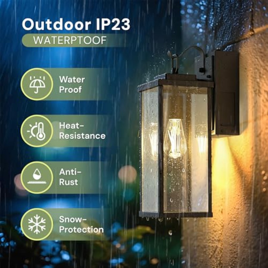 Upgraded Dusk to Dawn Outdoor  - Outdoor Lighting No Outlet ulasan dan harga