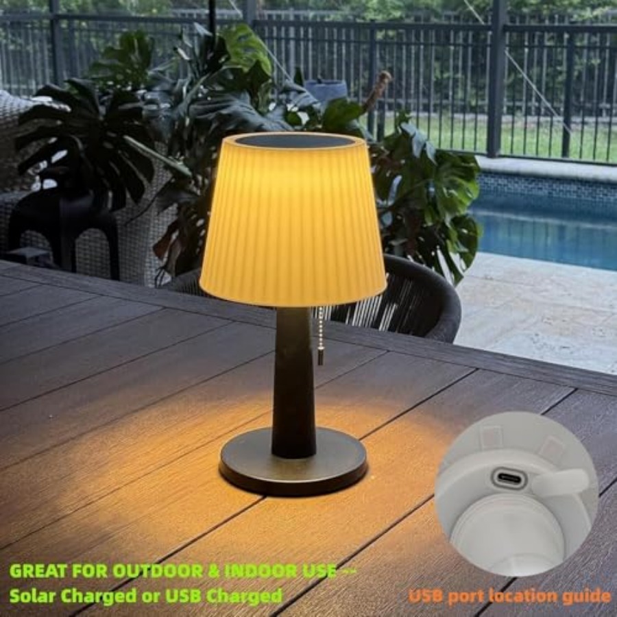 Solar Table Lamps Outdoor Indo - Outdoor Lighting Lamp ulasan dan harga