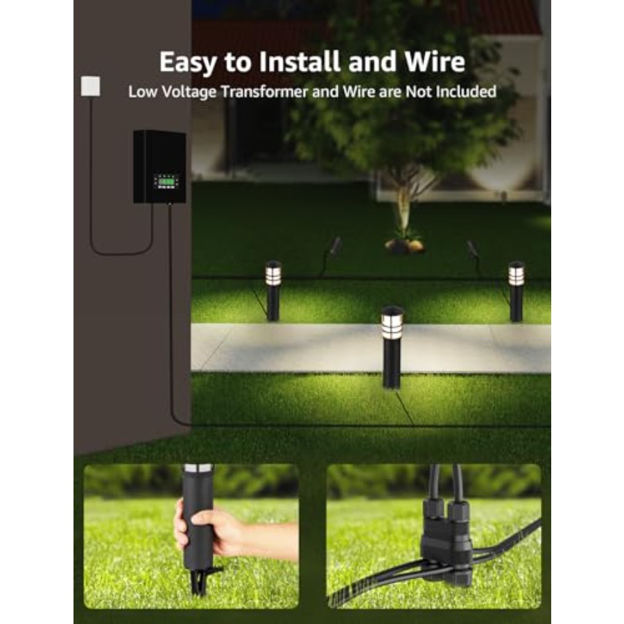 4-Pack Low Voltage Pathway Lig - Outdoor Lighting Voltage ulasan dan harga