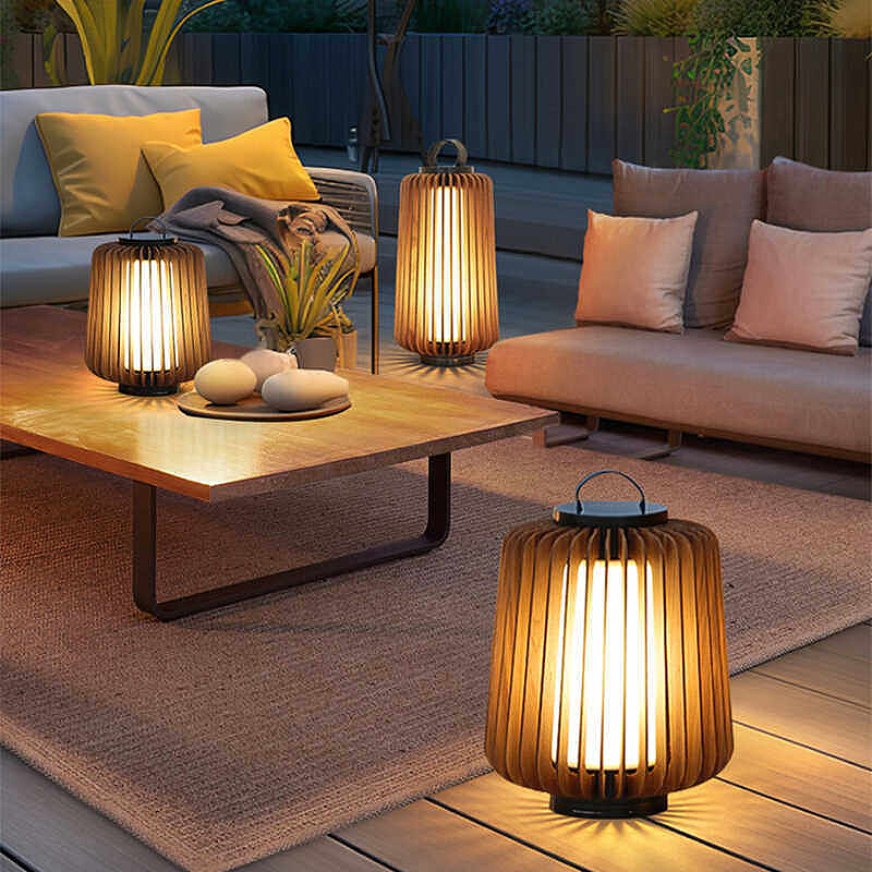Luminous floor lamp courtyard  - Outdoor Lighting Lamp ulasan dan harga