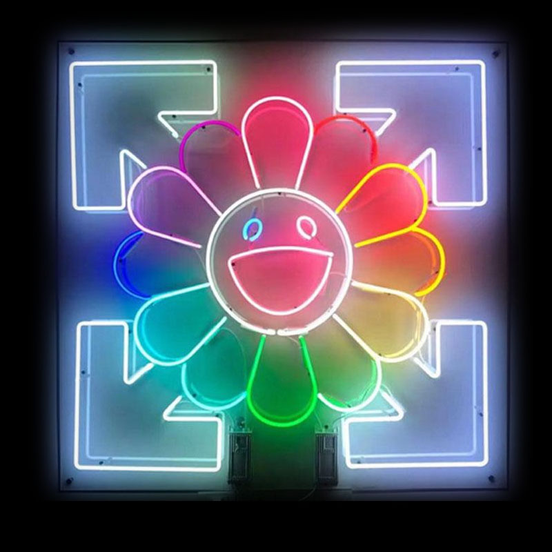 Neon Sign Light The Sun Smi Fa - Outdoor Lighting For Store ulasan dan harga