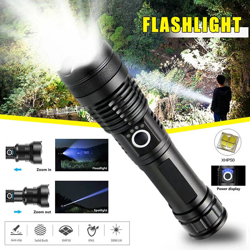 High Power XHP70 Led Flashligh - Outdoor Lighting Ideas ulasan dan harga
